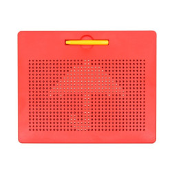 IMAPAD Rojo - Tablero magnético con bolitas de metal