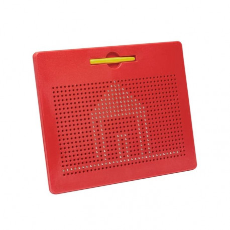 IMAPAD Rojo - Tablero magnético con bolitas de metal