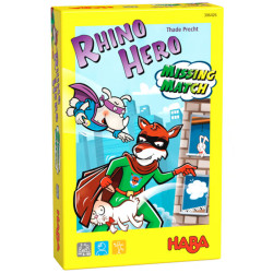 Rhino Hero MISSING MATCH - Juego de atención y rapidez