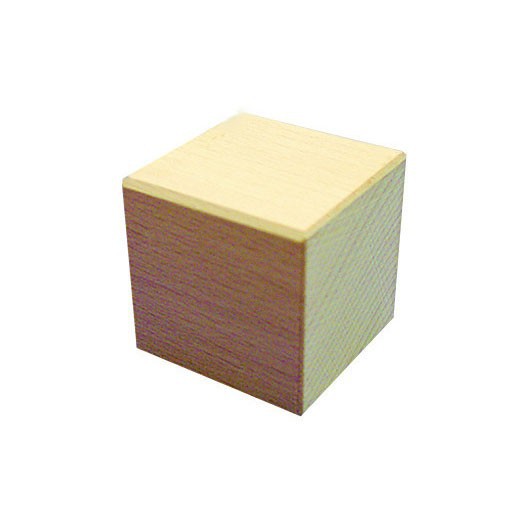 Cub 50x50x50mm Bloc de fusta de construcció
