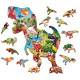 Woody Puzzle Dinosaurios - puzle de madera de 48 piezas