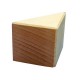 1/2 cubo triángulo 50x50x70mm Bloque de madera de construcción