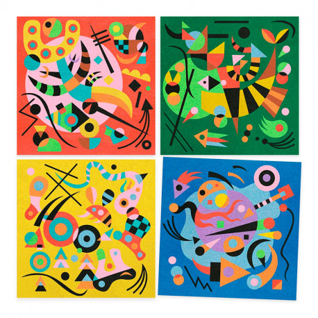 Cuadros de Arenas Abstraciones - Inspired By Vassily Kandinsky