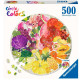 Puzle Circular - Circle of Colors Frutas y Vegetales - 500 piezas