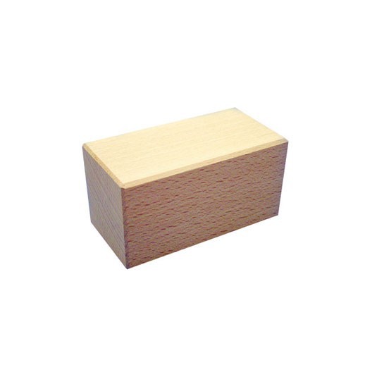 Doble cub 50x50x100mm Bloc de fusta de construcció