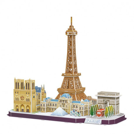 Puzle 3D City Line PARIS - 114 piezas
