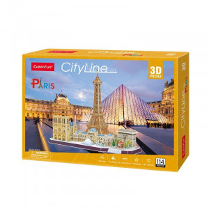 Puzle 3D City Line PARIS - 114 piezas