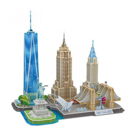 Puzle 3D City Line New York City - 123 piezas