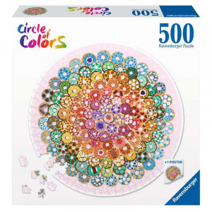 Puzle Circular - Circle of Colors Postres - 500 peces