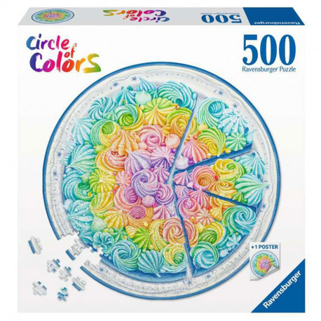 Puzle Circular - Circle of Colors Donuts - 500 peces