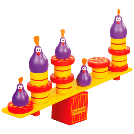 ChickyBoom - juego de equilibrio con pollos para 2-4 jugadores