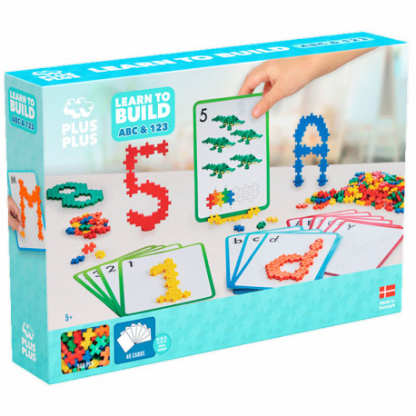 Plus-Plus Mini Learn to Build ABC & 123 - 600 piezas - juguete de construcción