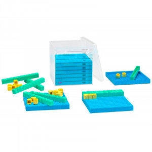 Base 10 encajable - Cubo con bloques multibase - Sistema Decimal con 28 piezas