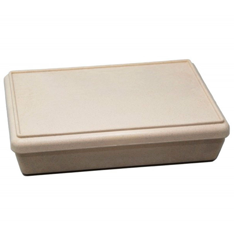 Caja de almacenaje con tapa de madera RE-Wood® en color natural de Wissner-  envío 24/48 horas 
