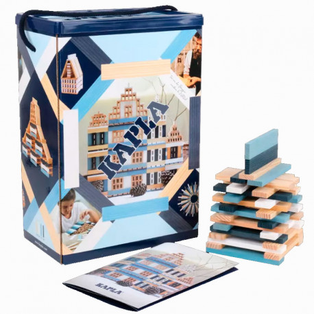 KAPLA Winter Box 200 piezas - Placas de construcciones de madera