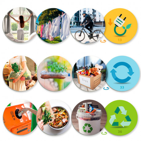Las 3 R: Reduce, Reutiliza y Recicla - juego de observación y clasificación medioambiental