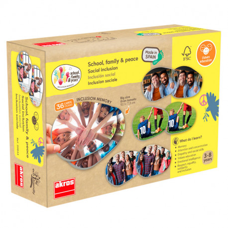 School, family & peace - juego de memoria de inclusión social
