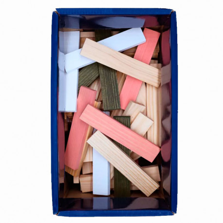 KAPLA Winter Box 200 peces - Plaques de construccions de fusta