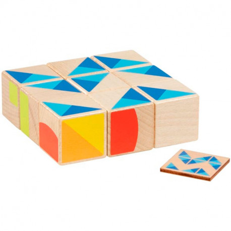 Kubus - joc de puzle amb formes geomètriques i colors