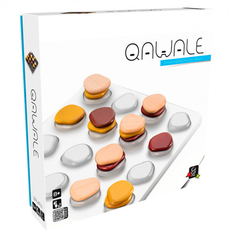 Qawale - juego estratégico de madera para 2 jugadores