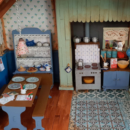 Kit muebles de madera Cocina DIY para La casa de los Ratones