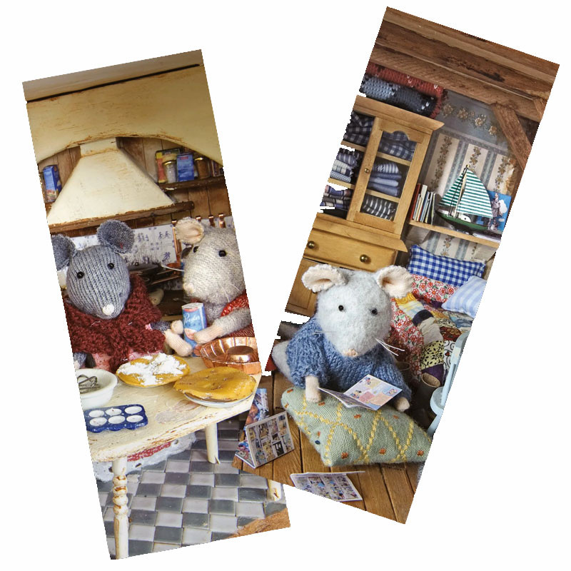 Pequeña Puerta de Ratón DIY - La casa de los Ratones
