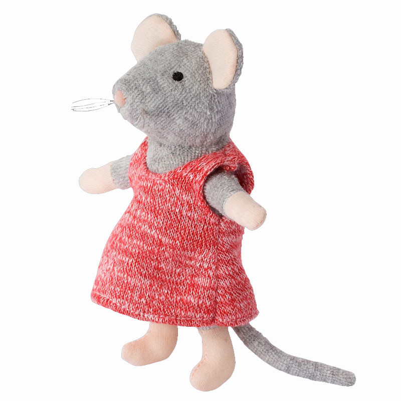 Peluche Ratón Julia - muñeco original de La casa de los Ratones