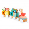 Tren de madera Pure - juguete de arrastre