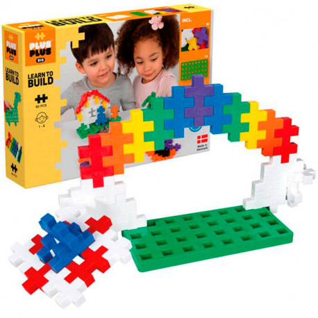 Plus-Plus BIG Learn to Build - 60 piezas GRANDES - juguete de construcción