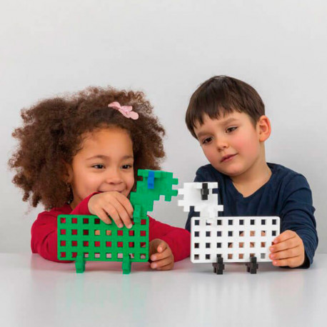 Plus-Plus Mini Learn to Build  ABC & 123 - 600 peces - joguina de construcció