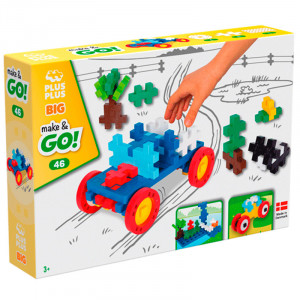 Plus-Plus BIG make & Go! - 46 piezas GRANDES - juguete de construcción