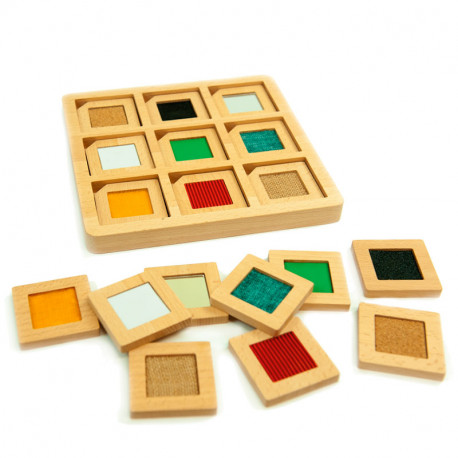 MemoTextures - juego de memoria sensorial de madera