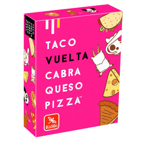 Taco, VUELTA, Cabra, Queso, Pizza - rápido juego de percepción visual para 3-6 jugadores