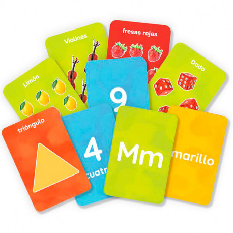 FLASH CARDS - Letras, Números, Formas y Colores