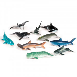 Animales marinos para contar y clasificar - Bote 50 piezas