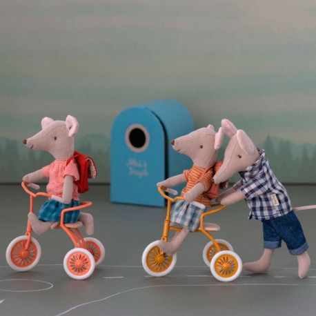 Abri à tricycle - Triciclo para ratones - Ocre