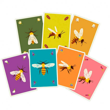 Happy Bee - juego de recolección con cartas para 3-6 jugadores