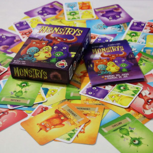 MONSTRYS - intuitivo juego de cartas familiar para 2-5 jugadores