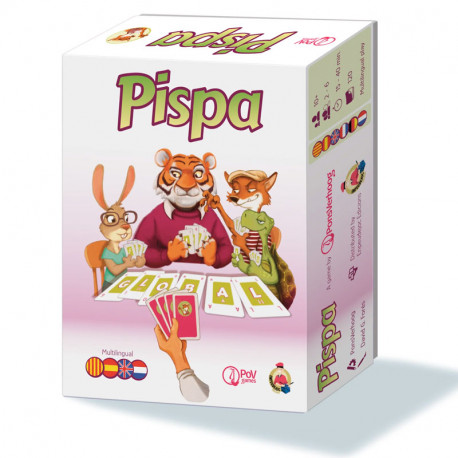 PISPA - juego de memoria y palabras multilingüe para 2-6 jugadores