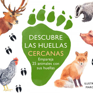 Descubre Las Huellas Cercanas - Juego de memoria ilustrado (castellano)