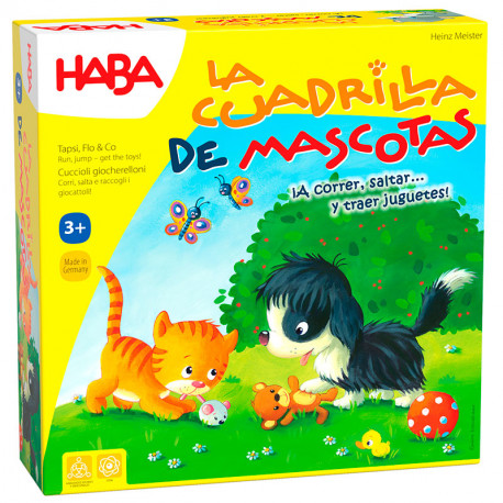 La Cuadrilla de Mascotas - juego de dados y colores para 2-4 jugadores