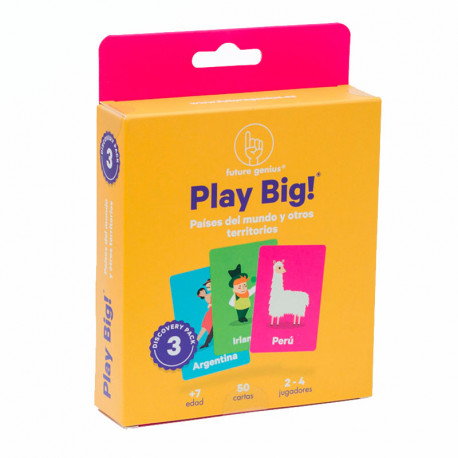 Play Big - Países del mundo (DISCOVERY PACK 3) - juego de conocimientos (español)