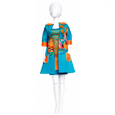 Conjunt de Roba per a cosir Twiggy Mondriaan - Dress your Doll