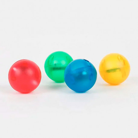 Imanballs LED - 4 bolas imantadas con luz LED para IMANIX Tobogán