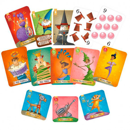 Reines Dorments - joc de cartes d'estratègia i rapidesa per a 2-5 jugadors