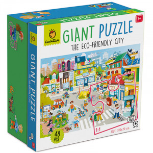 Puzzle Gigante La Ciudad Eco-Friendly - 48 piezas