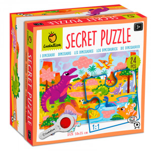 Secret Puzzle Los Dinosaurios - 24 piezas