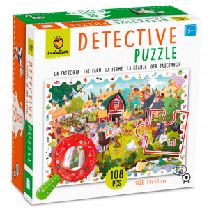 Puzzle Detective La Granja - 108 piezas