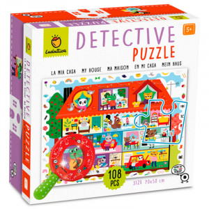 Puzzle Detective Mi Casa - 108 piezas