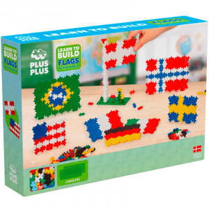 Plus-Plus Mini Learn to Build banderas del Mundo 700 piezas - juguete de construcción